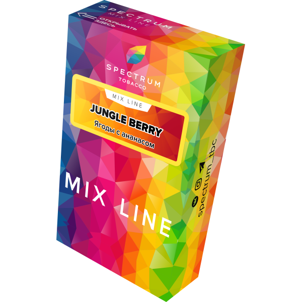 Табак Spectrum Mix Line Jungle Berry 40 грамм в Магадане