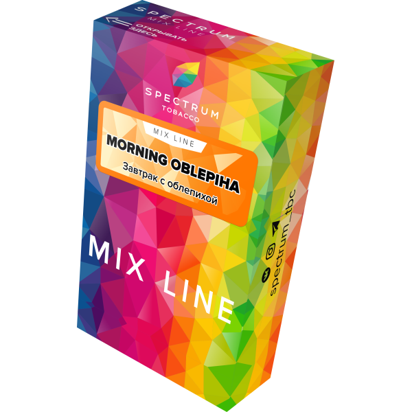 Табак Spectrum Mix Line Morning Oblepiha 40 грамм в Магадане