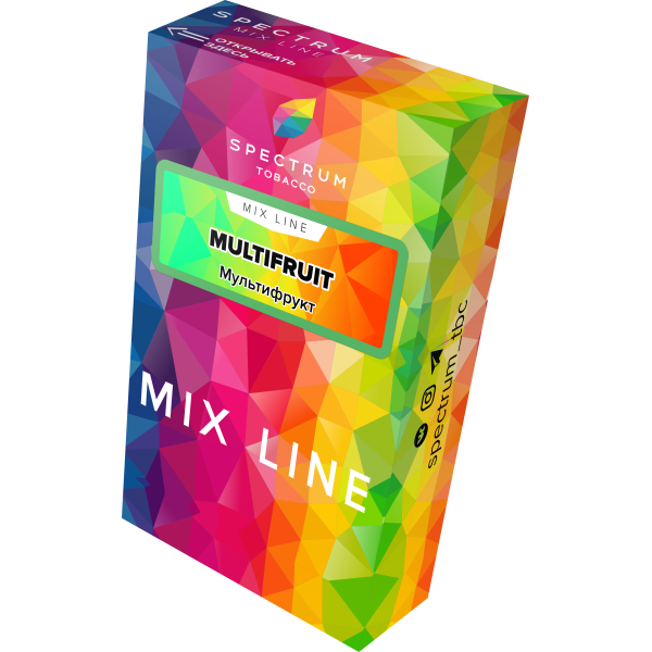 Табак Spectrum Mix Line Multifruit 40 грамм в Магадане
