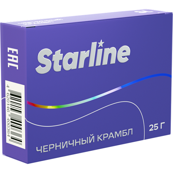Табак Starline Черничный крамбл 25 гр в Магадане