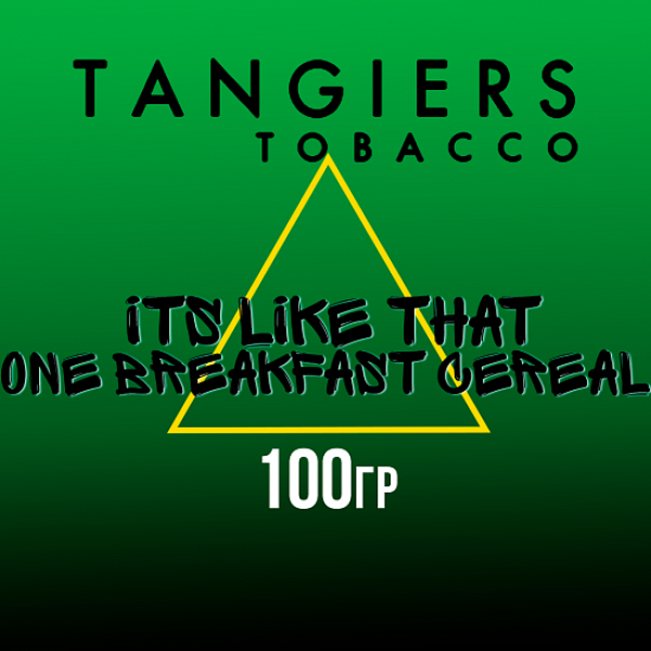 Табак Tangiers BIRQUIQ ITS LIKE THAT ONE BREAKFAST CEREAL 100 гр в Магадане