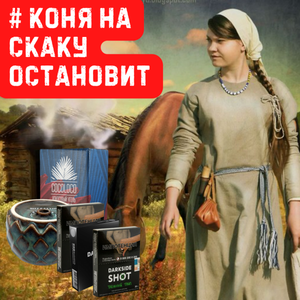 Набор #КОНЯ НА СКАКУ ОСТАНОВИТ для кальяна в Магадане