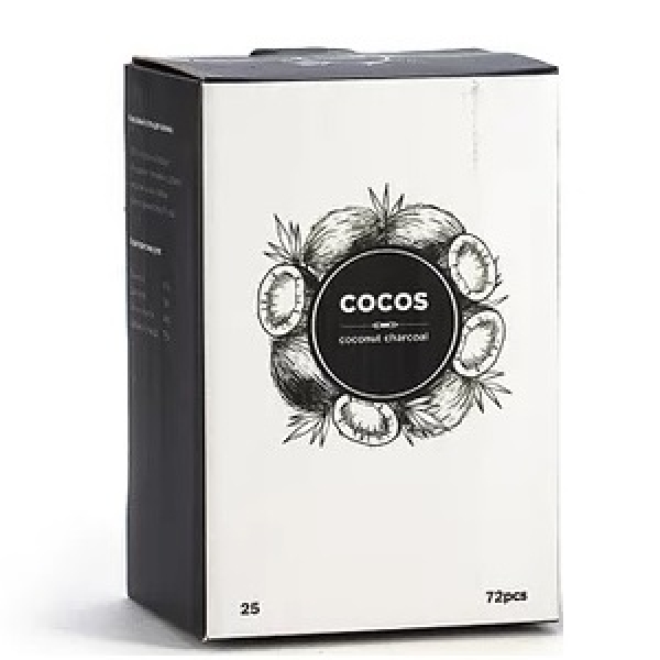 Кокосовый уголь Cocos 25мм для кальяна в Магадане