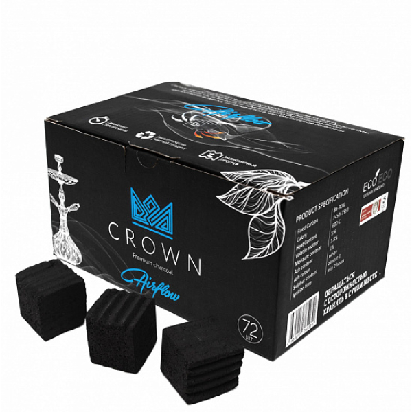 Кокосовый уголь Crown Air-Flow 25 мм в Магадане