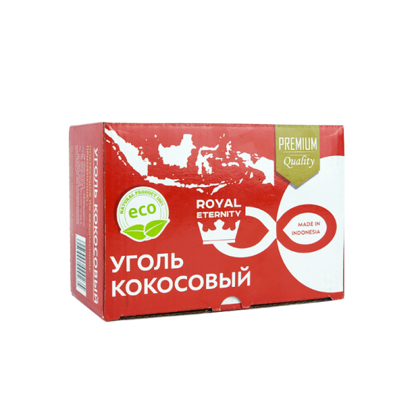 Кокосовый уголь Royal Eternity для кальяна (25 мм, 72 шт) в Магадане