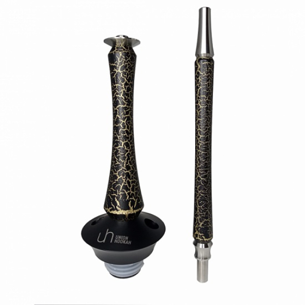 Кальян Union Hookah Sleek Кракле золотой в Магадане