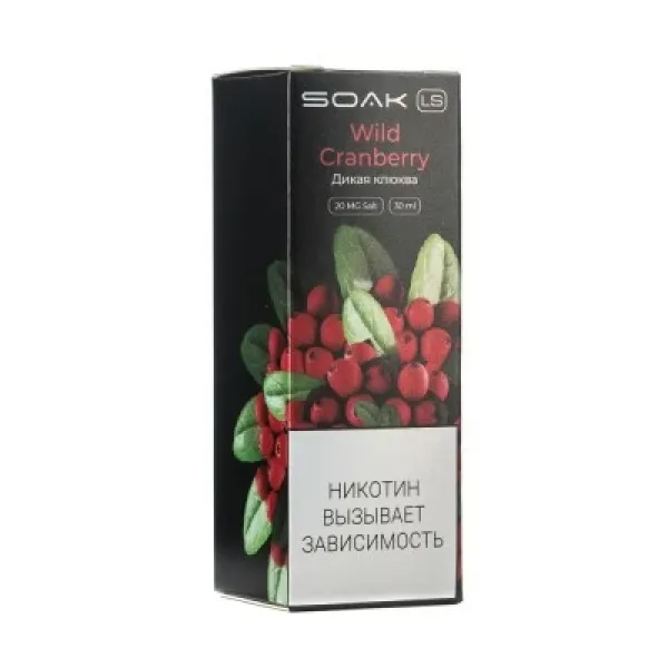 Жидкость SOAK LS Wild Cranberry 30 мл в Магадане