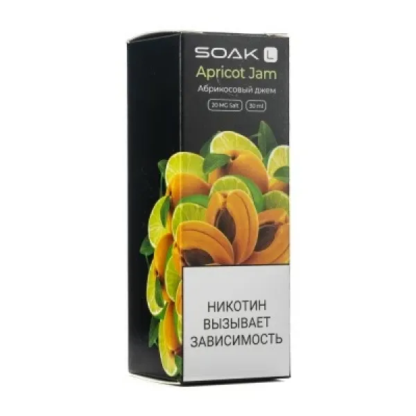 Жидкость SOAK L Apricot Jam 30 мл в Магадане