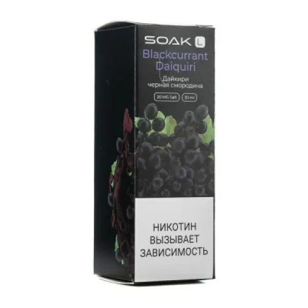 Жидкость SOAK L Blackcurrant Daiquiri 30 мл в Магадане