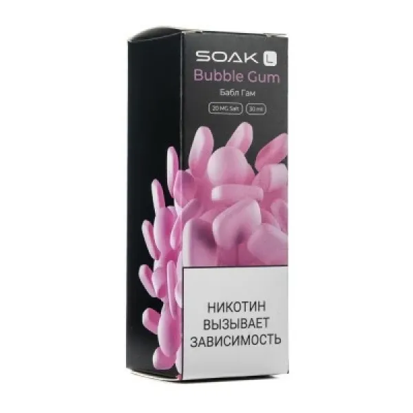 Жидкость SOAK L Bubble Gum 30 мл в Магадане