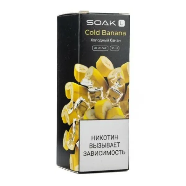 Жидкость SOAK L Cold Banana 30 мл в Магадане