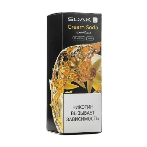 Жидкость SOAK L Cream Soda 30 мл в Магадане