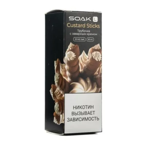 Жидкость SOAK L Custard Sticks 30 мл в Магадане