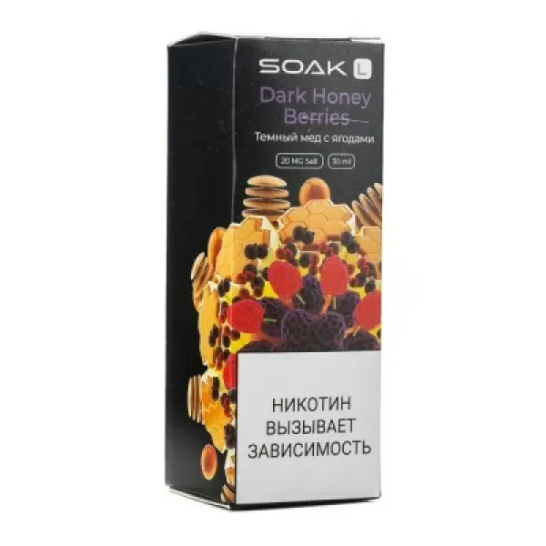 Жидкость SOAK L Dark Honey Berries 30 мл в Магадане