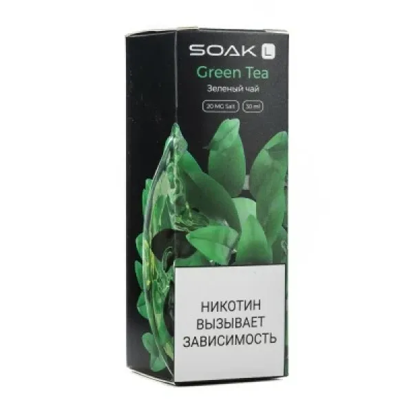 Жидкость SOAK L Green Tea 30 мл в Магадане