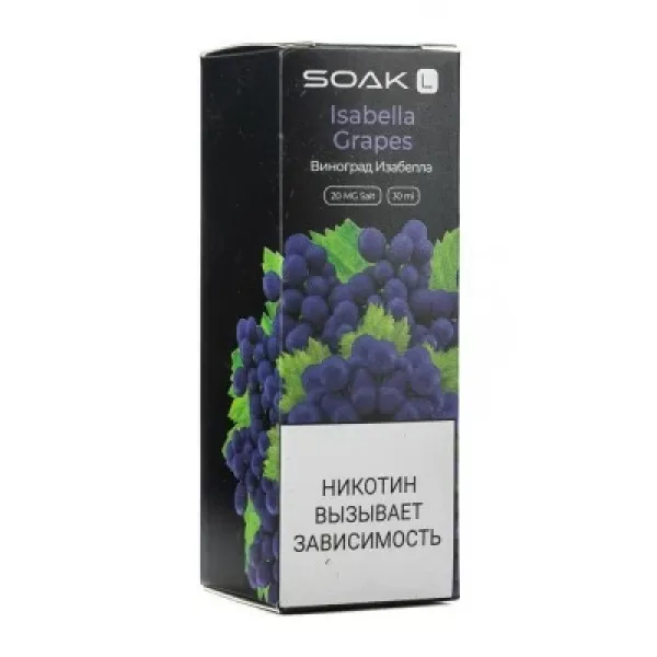 Жидкость SOAK L Isabella Grapes 30 мл в Магадане