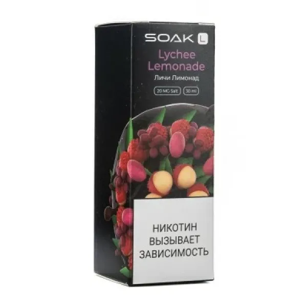 Жидкость SOAK L Lychee Lemonade 30 мл в Магадане