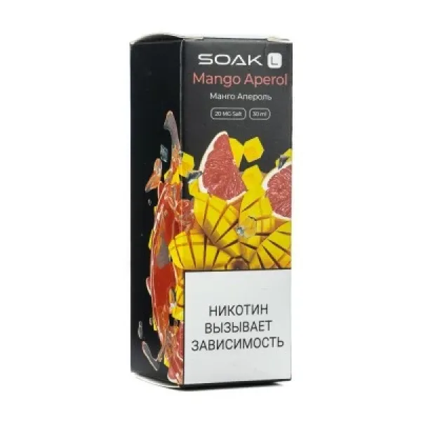 Жидкость SOAK L Mango Aperol 30 мл в Магадане
