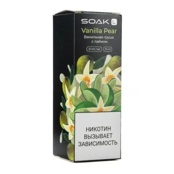 Жидкость SOAK L Vanilla Pear 30 мл в Магадане