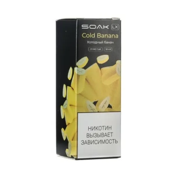 Жидкость SOAK LX Cold Banana 30 мл в Магадане