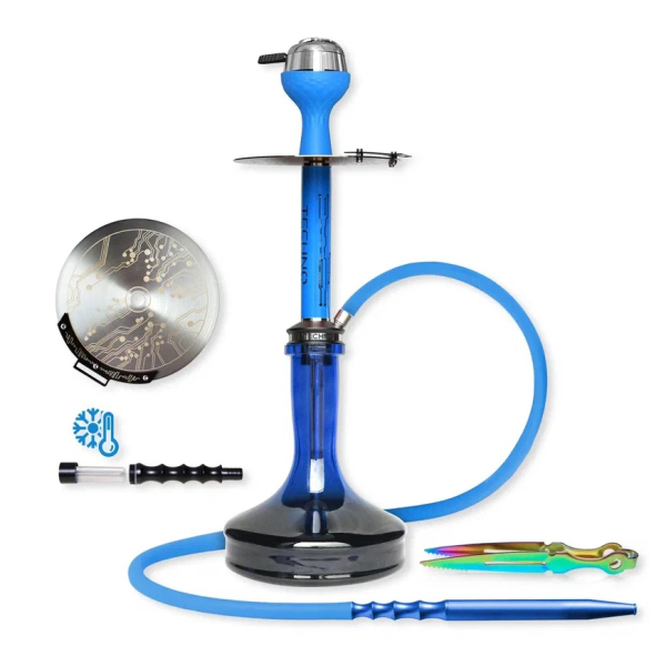 Кальян Seven star TE1 TECHNO Blue 60см в Магадане