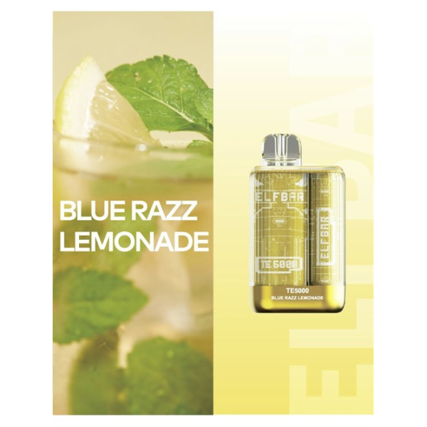 Elfbar TE5000 Blue Razz Lemonade, 5000 тяг в Магадане