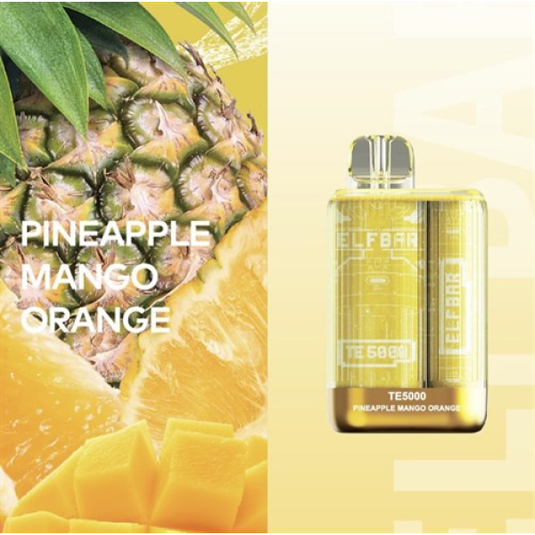 Elfbar TE5000 Pineapple Mango Orange, 5000 тяг в Магадане