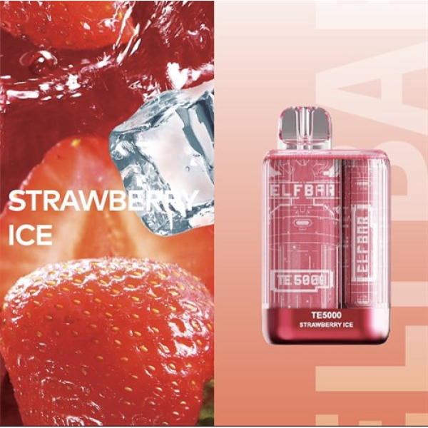 Elfbar TE5000 Strawberry Ice, 5000 тяг в Магадане
