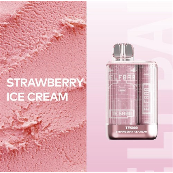 Elfbar TE5000 Strawberry Ice Cream, 5000 тяг в Магадане