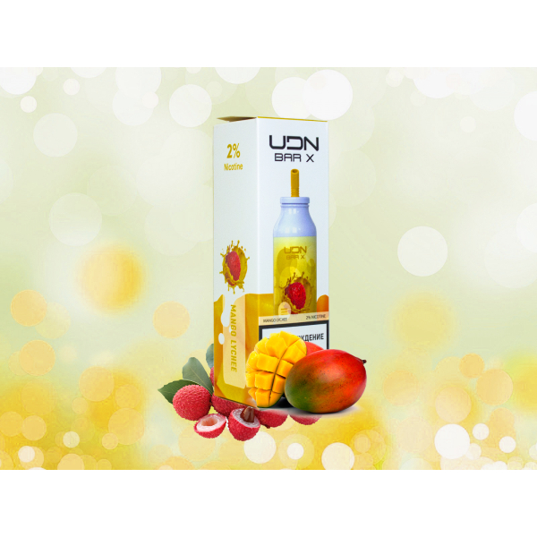 UDN Bar X Манго Личи, 7000 тяг в Магадане