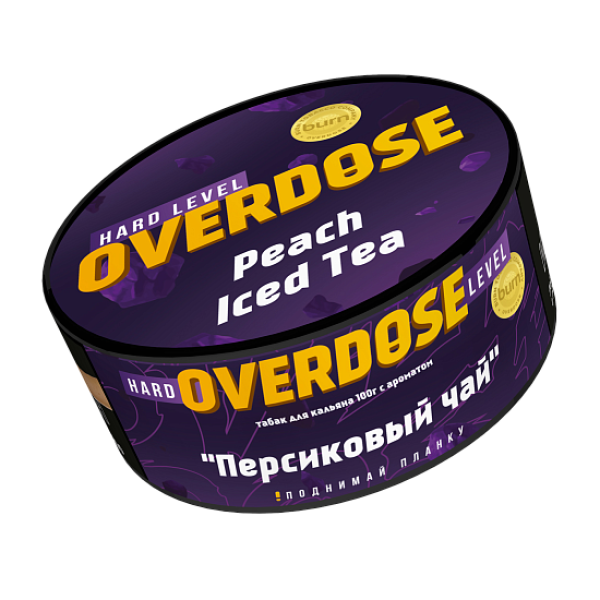 Табак Overdose Peach Iced Tea (Персиковый чай) 100 гр в Магадане
