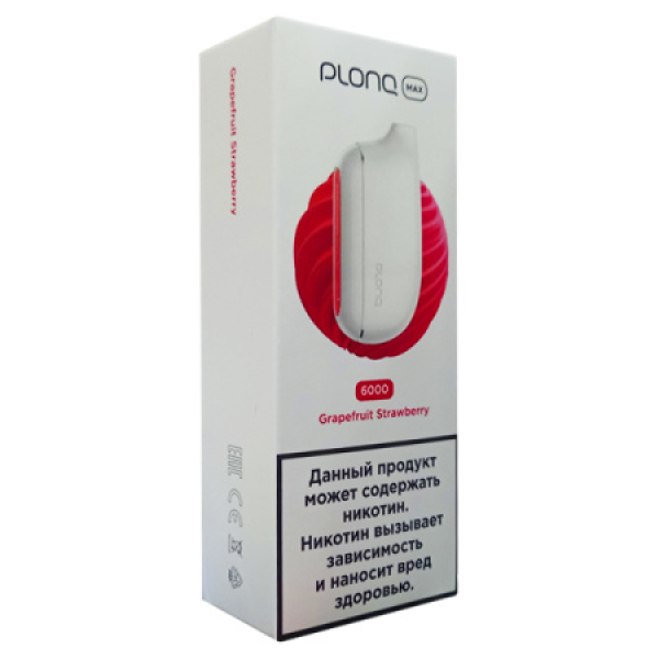 Plonq Max Grapefruit Strawberry 6000 тяг в Магадане