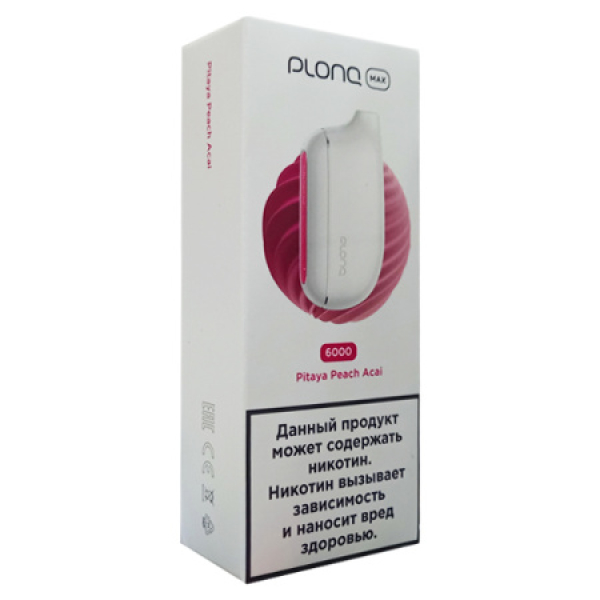 Plonq Max Pitaya Peach Acai 6000 тяг в Магадане