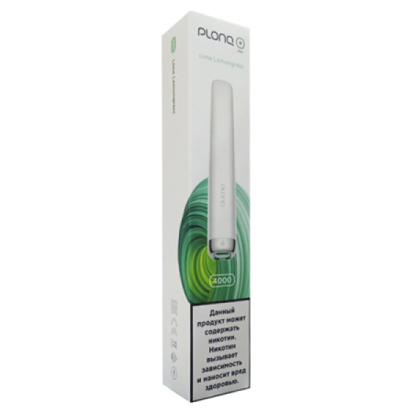 Plonq Plus Pro Lime Lemongrass 4000 тяг в Магадане