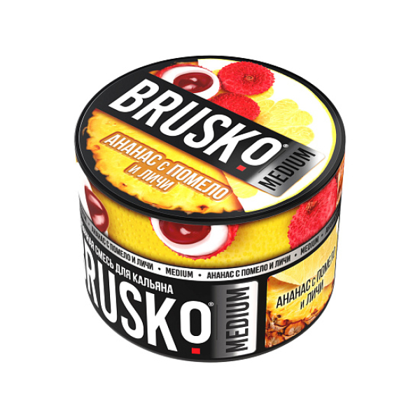 Смесь Brusko Ананас с помело и личи 50 гр в Магадане