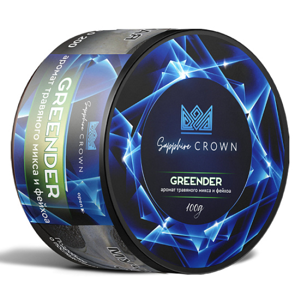 Табак SAPPHIRE CROWN GREENDER  100 грамм в Магадане