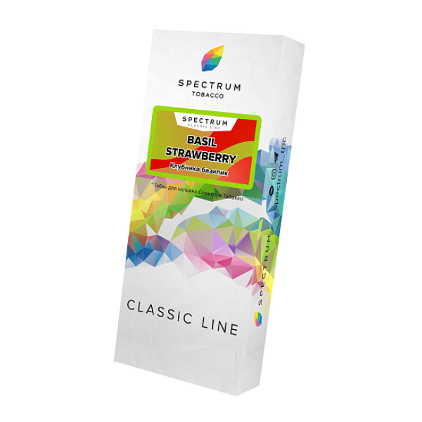 Табак SPECTRUM BASIL STRAWBERRY  100 грамм в Магадане