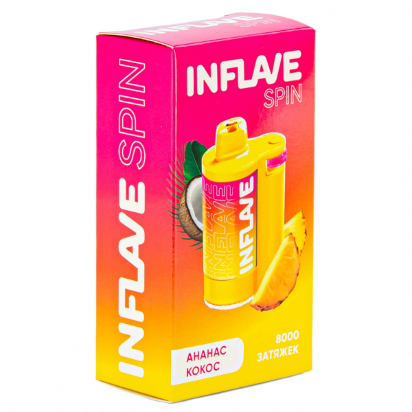 INFLAVE SPIN Ананас кокос (8000 затяжек) в Магадане