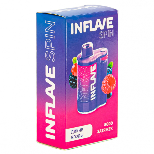 INFLAVE SPIN Дикие ягоды (8000 затяжек) в Магадане