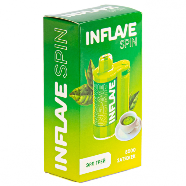 INFLAVE SPIN Эрл Грей (8000 затяжек) в Магадане