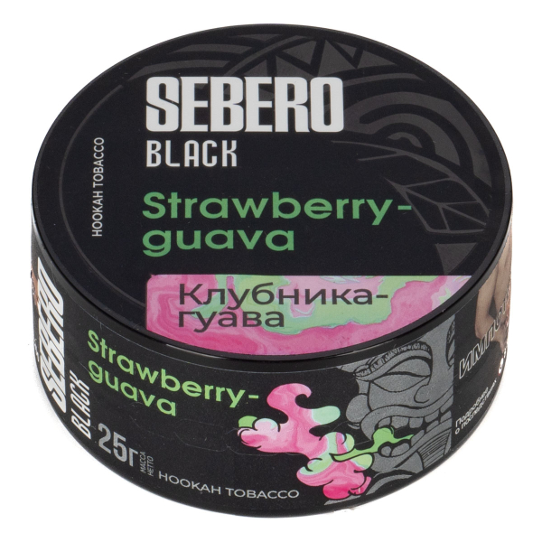 Табак Sebero Black Strawberry Guava  25 грамм в Магадане