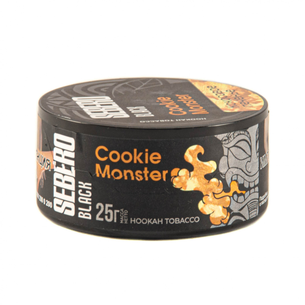 Табак Sebero Black Cookie Monster  25 грамм в Магадане