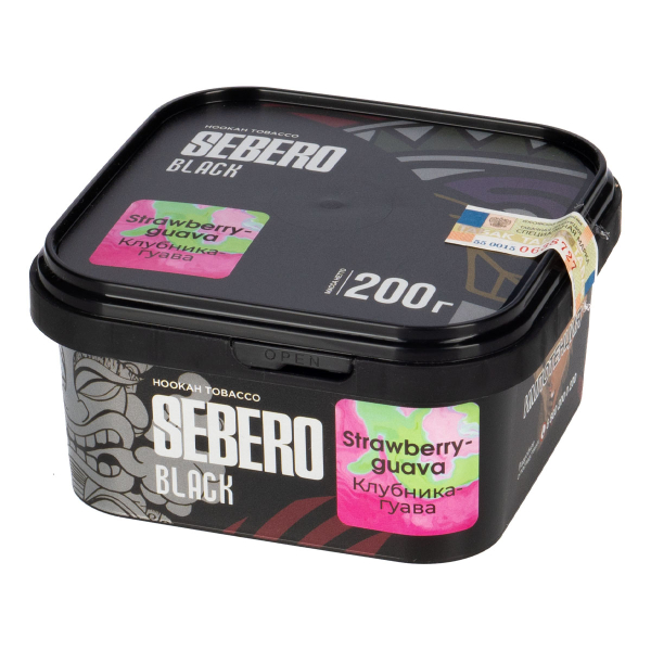 Табак Sebero Black Strawberry Guava  200 грамм в Магадане