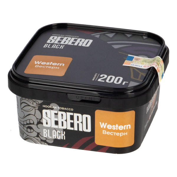 Табак Sebero Black Western  200 грамм в Магадане