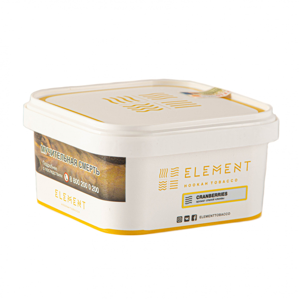 Табак Element ВОЗДУХ Cranberries  200 грамм в Магадане