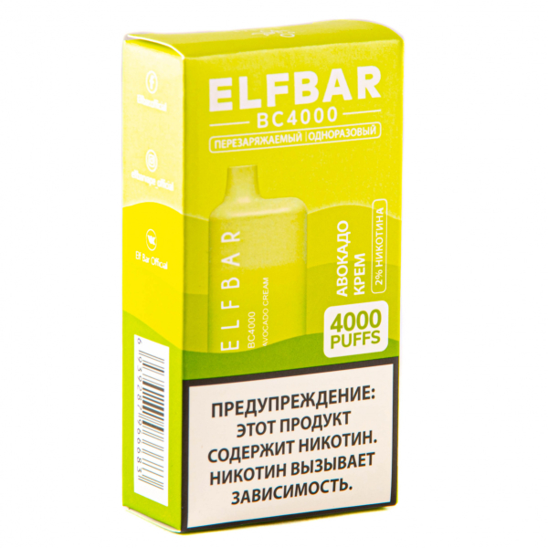 ELF BAR Avocado Cream (4000 затяжек) 20 мг в Магадане