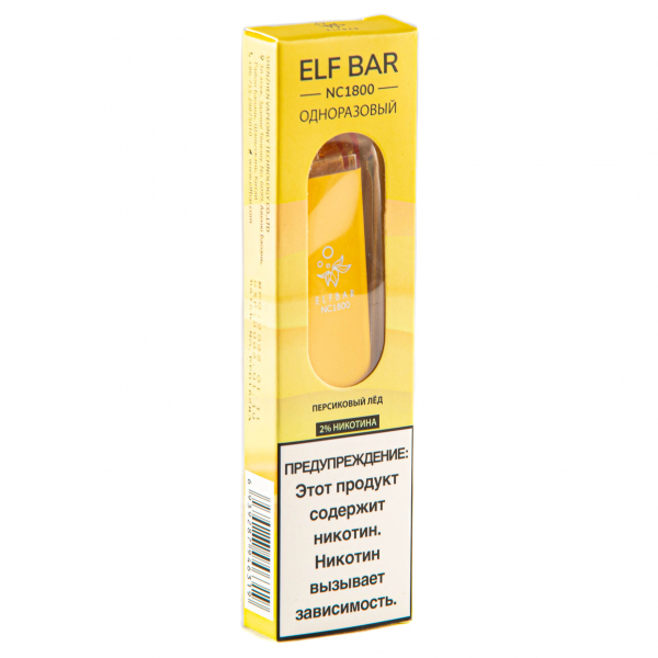 ELF BAR NC Peach Ice (1800 затяжек) 20 мг в Магадане