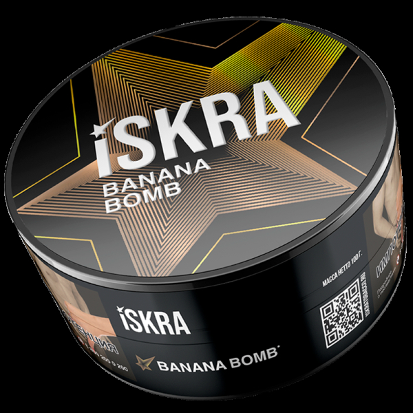 Табак ISKRA Вanana Bomb  100 грамм в Магадане