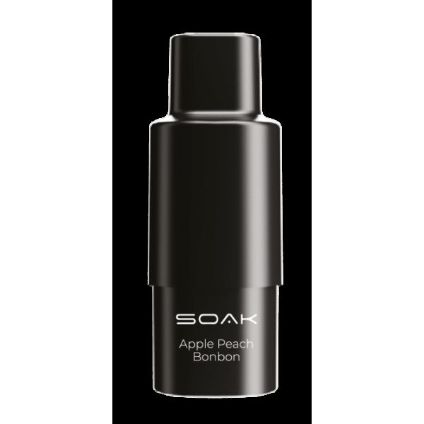 Картридж SOAK Q Яблоко-персик (1500 затяжек) в Магадане
