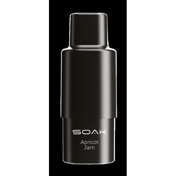 Картридж SOAK Q Абрикосовый джем (1500 затяжек) в Магадане